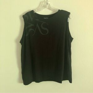 Vintage Simply Vera Wang Black Sleeveless Tank Top